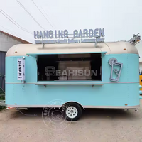 Trailer Makanan Hot Dog Aliran Udara Merah yang disesuaikan SMA-5000