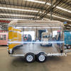 Anpassbarer Eiscreme-Hotdog-Pizza-mobiler K&uuml;chen-Usa-Food-Truck-Anh&auml;nger 