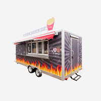 Remolque de comida para barbacoa-5,5 m