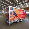 Aangepaste restaurantapparatuur Mobiele catering Camper Reizen Food Truck Concessie Ijskar Kleine pizza Voedseltrailer Prijs