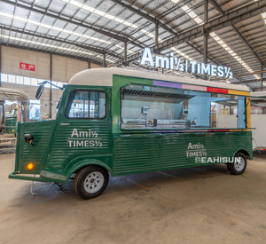 뜨거운 판매 거리 인증서 전기 아이스크림 모바일 커피 케이크 캠핑 트레일러 핫도그 시트로엥 패스트 푸드 트럭 