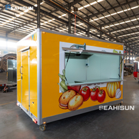 모바일 주스 바 트럭 상업용 컨세션 버거 밴 케이터링 식품 트레일러 패스트 푸드 트럭(완전한 주방 포함)