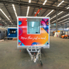 Aangepaste restaurantapparatuur Mobiele catering Camper Reizen Food Truck Concessie Ijskar Kleine pizza Voedseltrailer Prijs